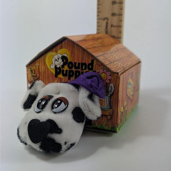 1998 Pound Puppies Plush 08/12 Dalmation Mary Meyer Puppy Dog Collectible Box - Picture 9 of 11